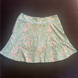 Floral Green and Pink Women's Skirt